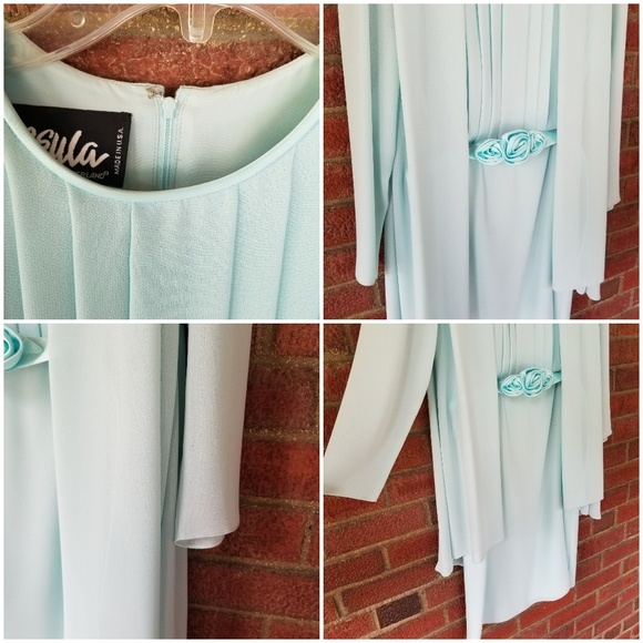 Ursula of Switzerland Women's Blue Dress, Sz 12 P - Picture 3 of 10